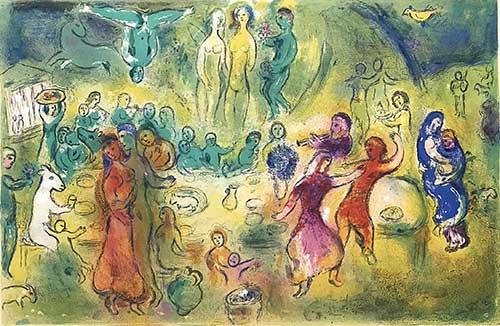 Festin nuptial - Marc Chagall 