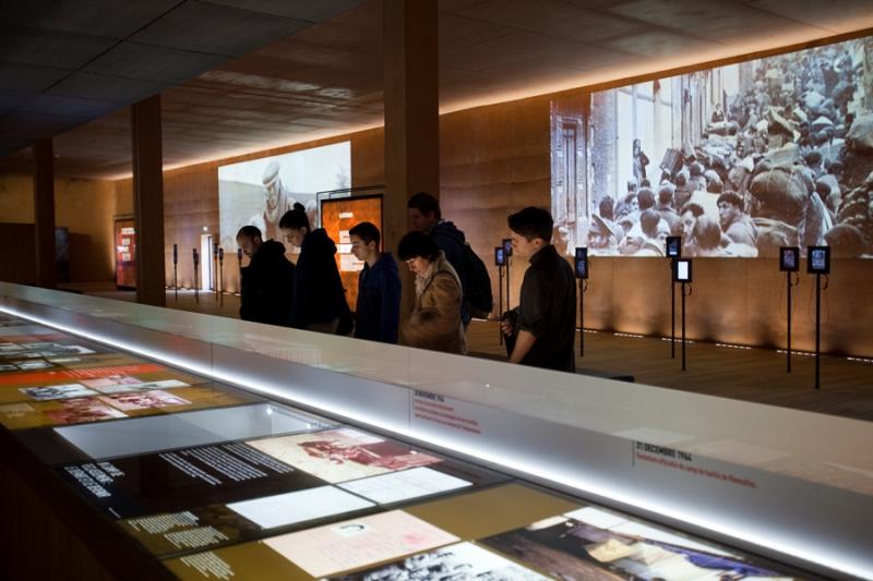 Exposition permanente du Mémorial du camp de Rivesaltes - Photo : Région Occitanie /&nbsp;Pyrénées-Méditerranée 