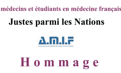 Colloque - Les étudiants en médecine et les médecins Justes parmi les Nations français