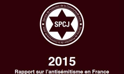 Rapport sur l’antisémitisme en France en 2015
