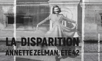 #Exposition : "La disparition, Annette Zelman, été 42" - Jacques Sierpinski - Mairie de Paris 10e
