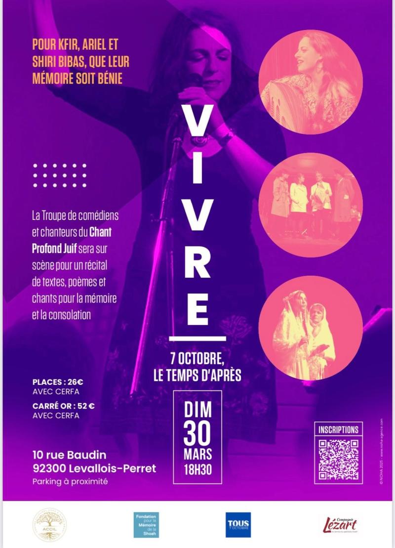 VIVRE ! 7 octobre, le temps d'après