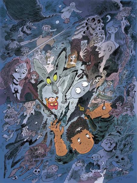 Affiche de Joann Sfar pour l'exposition du mahJ