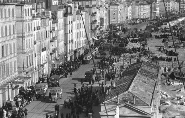 La Rafle du Vieux port - Bild Arkiv 