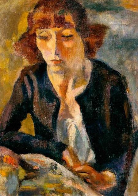 Jules Pascin, Portrait d’Hermine David (détail), 1918 Paris, Musée national d’art moderne – Centre Pompidou en dépôt au musée d’Art moderne Richard Anacréon, Granville