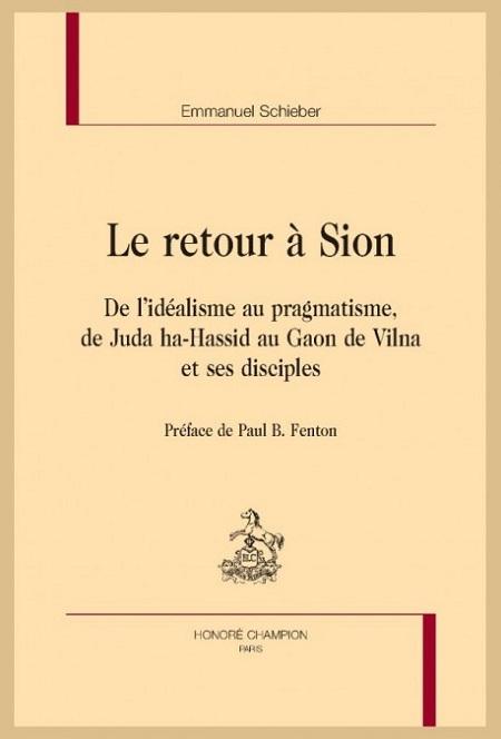 Le retour à Sion - Emmanuel Schieber