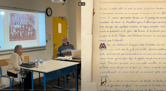 Projet histoire et mémoire de la Shoah en Vendée - Lycée Saint-François d'Assise, La Roche-sur-Yon