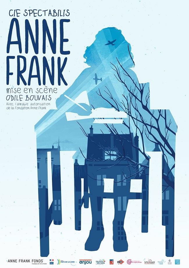 Affiche du spectacle "Le Journal d'Anne Frank" 