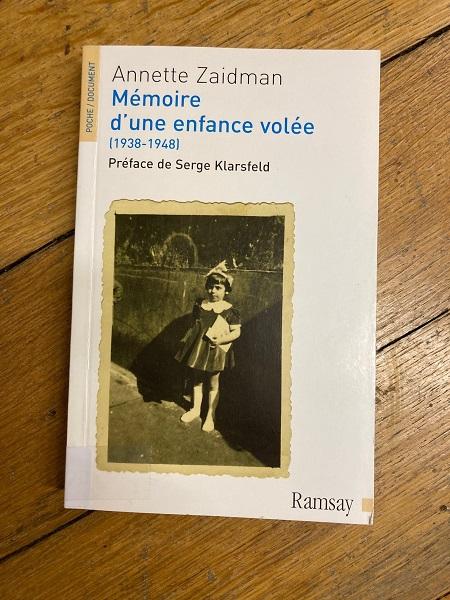 Mémoires d'Annette Zaidman