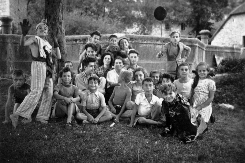 Colonie d'Izieu, été 1943 - Photo : Maison d’Izieu - Mémorial des enfants juifs exterminés, coll. succession Sabine Zlatin