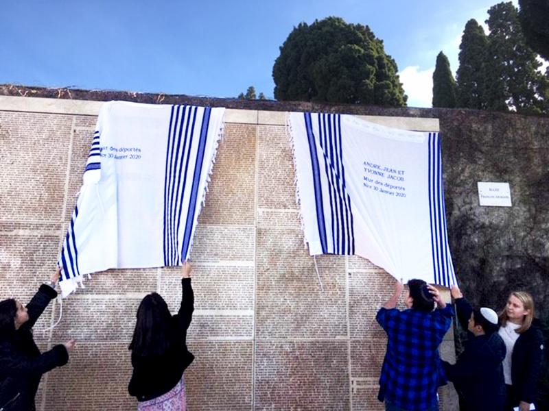 Le mur des noms inauguré à Nice le 30 janvier 2020 - Photo : Ville de Nice 