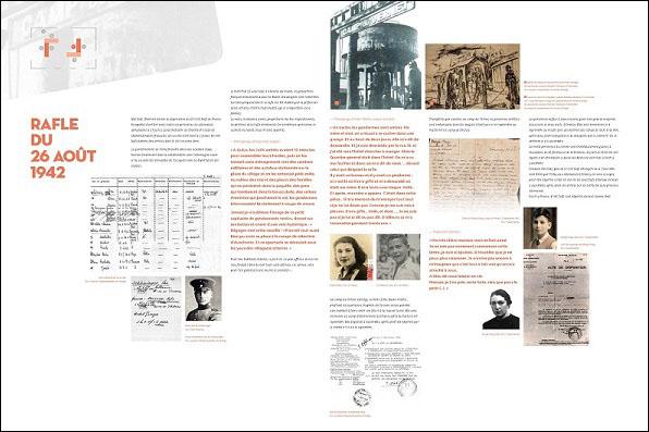 Panneau du musée relatant la rafle du 26 août 1942 - Association Mémoire et Histoire vivante d'Aulus-les-Bains