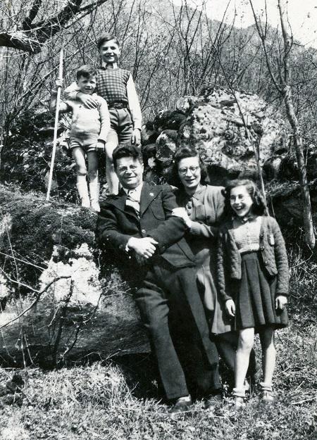 La famille Cerf à Aulus-les-Bains - Photo : Archives de la famille Cerf