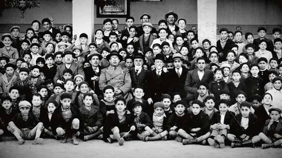 École organisée en 1941 par la communauté juive de Tlemcen pour les enfants exclus par les lois de Vichy. Crédit :&nbsp;La Fraternelle/Benhamou. 