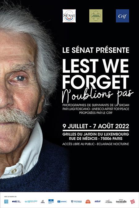 Lest we forget - N'oublions pas, portraits de survivants de la Shoah