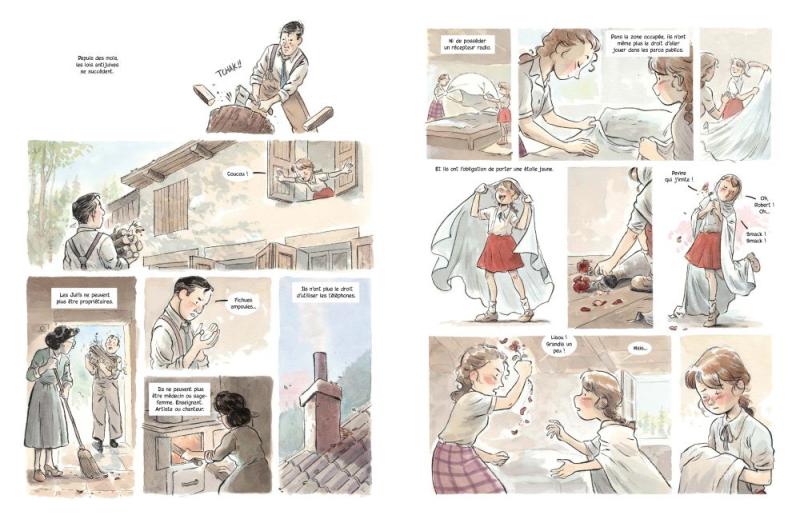 Planche de l'album Quand la nuit tombe / Lisou