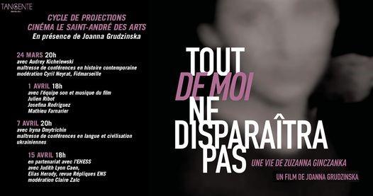 Affiche des projections au cinéma Saint-André-des-Arts