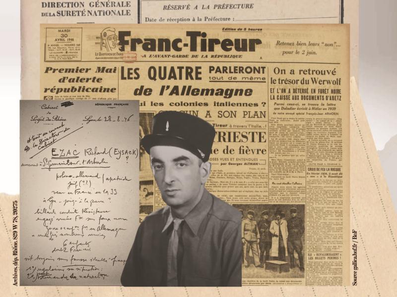 Joachim Eisack face à la Shoah et la guerre, émigration juive, résistances, sorties de guerre - colloque franco-allemand