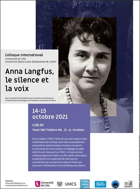 Anna Langfus, le silence et la voix