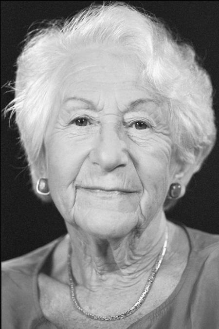 Régine Skorka-Jacubert en 2005 lors de l'enregistrement de son témoignage par l'INA - Photo : Martial Lorcet