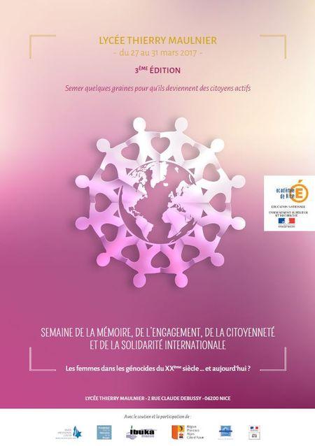 3e Semaine de la mémoire : les femmes dans les génocides du XXe siècle... et aujourd'hui ?