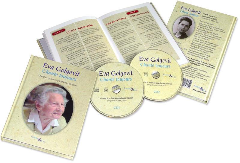Livre-CD de chants populaires yiddish par Eva Golgevit