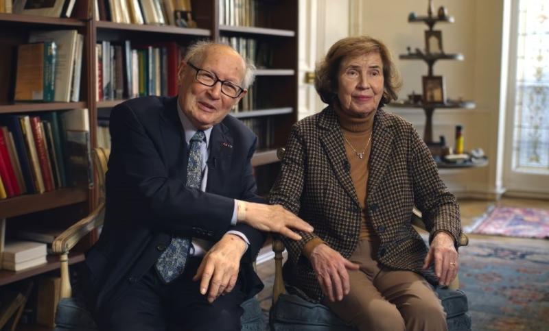 Beate et Serge Klarsfeld interviewés dans le film