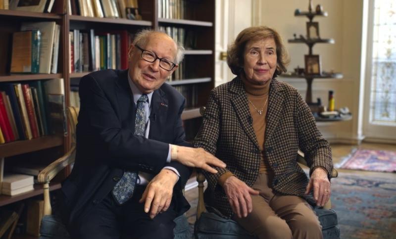 Beate et Serge Klarsfeld interviewés dans le film 