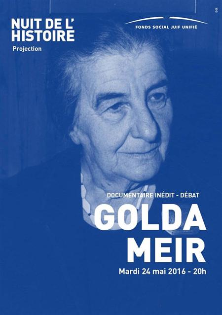 Nuit de l'Histoire - Golda Meir