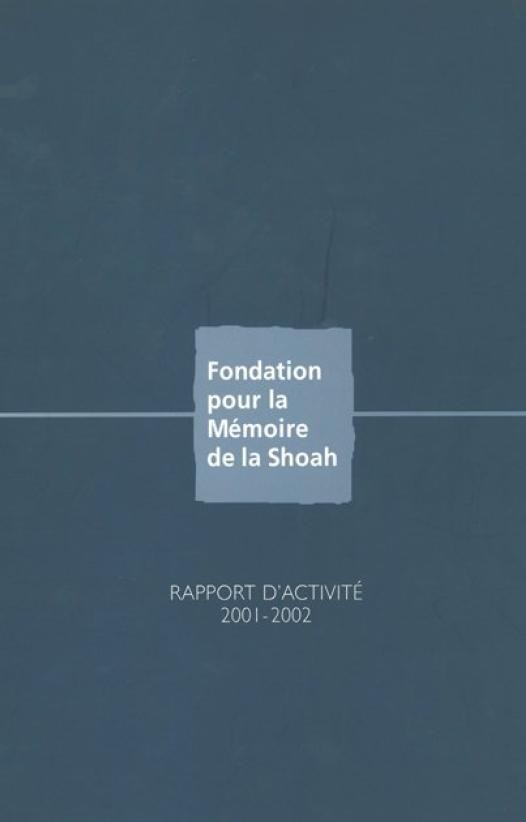 Rapport d'activité 2002