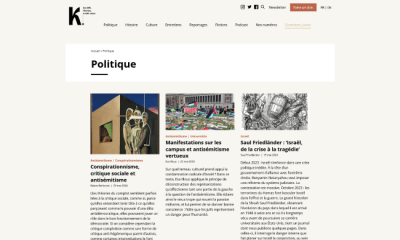 La Revue K. après le 7 octobre