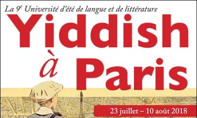 Université d’été de langue et de littérature yiddish 2018