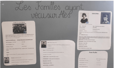 Inauguration d'un plaque en mémoire des enfants juifs résidant à Alès et dans les environs - Lycée Jean-Baptiste Dumas, Alès (Gard)