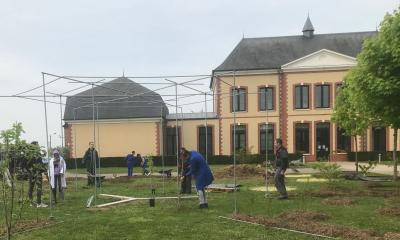 Jardin mémoriel en souvenir des 426 enfants juifs accueillis en juin 1945 - IME d'Écouis