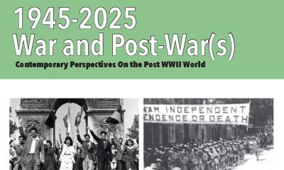 Colloque "1945 - 2025. Guerre et après-guerre(s). Perspectives contemporaines sur le monde après la Seconde Guerre mondiale"