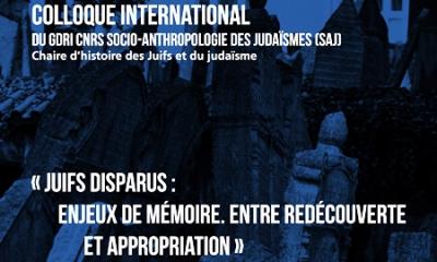 Juifs disparus : enjeux de mémoire. Entre redécouverte et appropriation