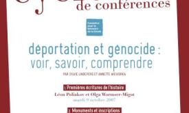 Cycle de conférences - Déportation et génocides. Voir, savoir, comprendre