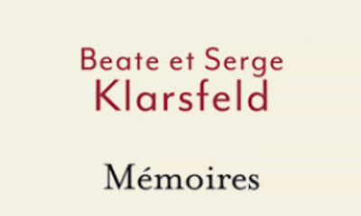 Couverture du livre Mémoires de Beate et Serge Klarsfeld