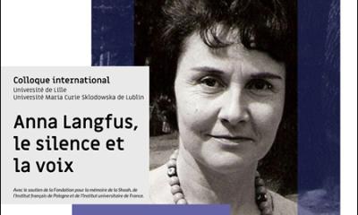 Anna Langfus, le silence et la voix