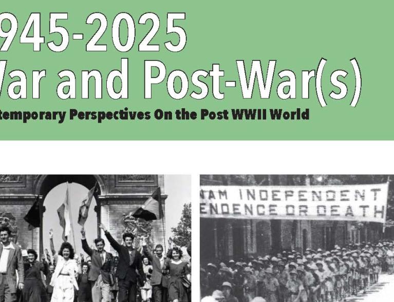 #Colloque : "1945 - 2025. Guerre et après-guerre(s). Perspectives contemporaines sur le monde après la Seconde Guerre mondiale"